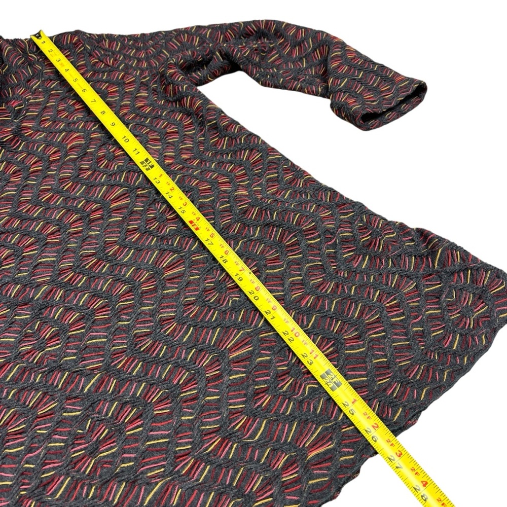Ali Miles Sweater‎ Womens Small Tunic Stretch Cowl Neck Knit Polyester Colorful - Picture 11 of 11